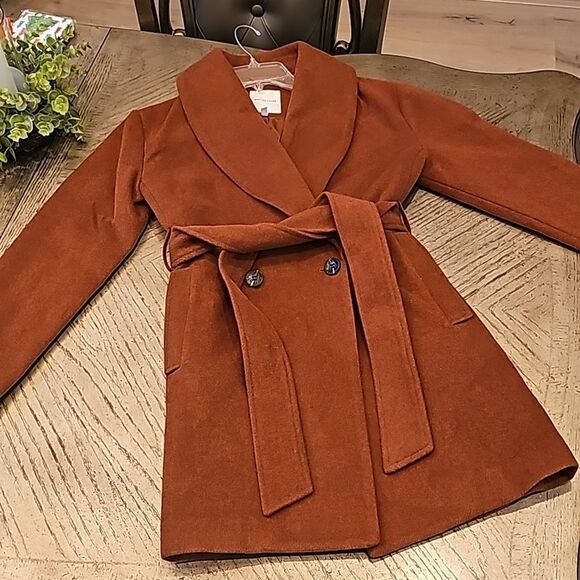 Avec Les Filles Jackets & Blazers - Brick coat size S Avec Les Filles NWOT